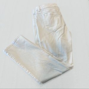 White Classic Fit Straight Jeans